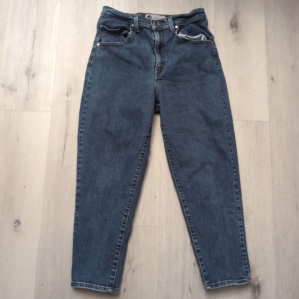 Levi's Silver Tab Jeans Women's 30 Mom Jeans Blue Stretch Levi Silvertab